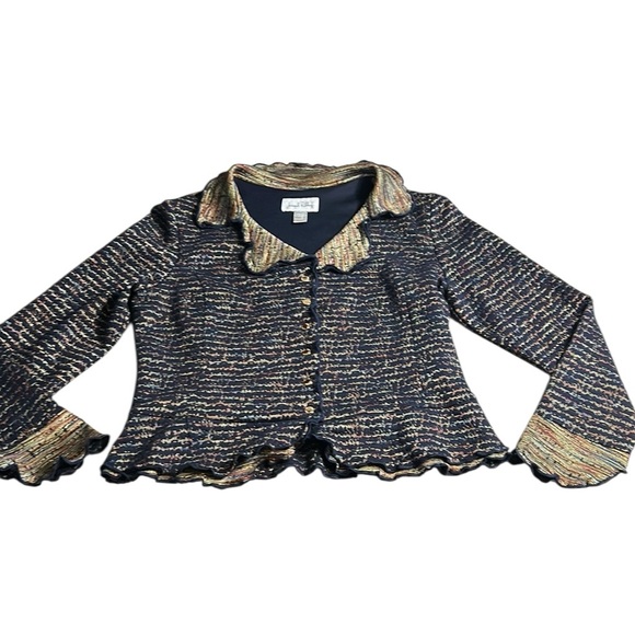 Joseph Ribkoff Multicolor Textured Blazer - Picture 10 of 16